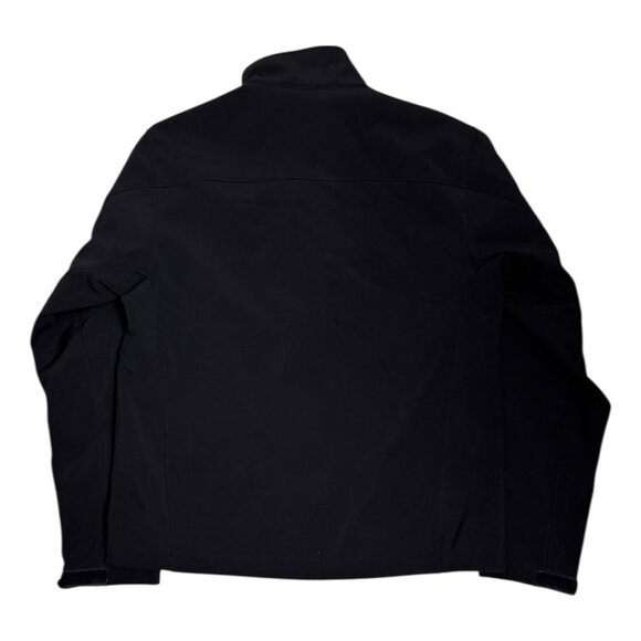 TUMI TECH Designer Shell Waterproof Black Casual Light Windbreaker Jacket Mens M - Picture 5 of 5